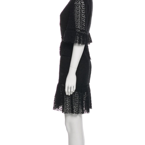 STEVIE MAY Black Crochet Mini Dress - Picture 6 of 7